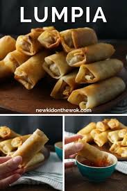 Recipe For Filipino Egg Rolls Lumpia Lumpiang Shanghai Filled With Ground Pork Or Beef Onions Garlic And Carrot Or Cabbage Recipes Food Asian Recipes