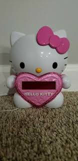 Sparklebee hello kitty alarm clock. Hello Kitty Sanrio Digital Projection Am Fm Alarm Clock Radio Radio Alarm Clock Digital Projection Hello Kitty
