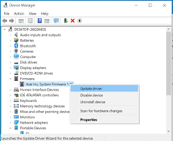 Depending on the manufacturer, there are several ways to update the step 3: Updating The Bios System Firmware From The Device Manager In Windows 10 Cnx Software