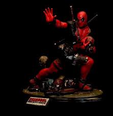 Custom Ghetto Heisman Deadpool 1 4 Scale Statue Mib Not Sideshow Premium Format Deadpool Statue Custom