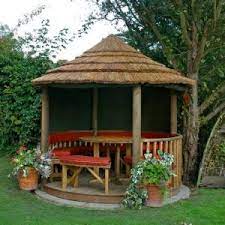 Desain saung kayu ala rumah adat. Desain Saung Bambu Unik Untuk Halaman Rumah Yang Inspiratif
