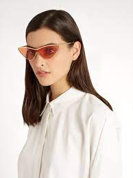 Le Specs X Adam Selman The Fugitive Sunglasses In Orange Lyst