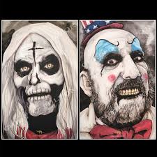 Spaulding Otis Set House 1000 Corpses Zombie 11x17 Print Signed Chris Oz  Fulton