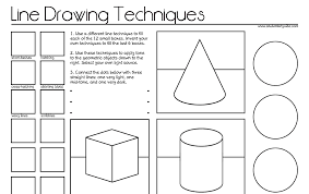 Make Up Assignments In 2021 Art Worksheets Drawing Techniques Elements Of Art Line