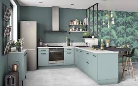 Cuisine Avec Credence Effet Beton Assortie Au Plan De Travail Cuisine Style Industriel Cuisine Indus Deco Cuisine Moderne