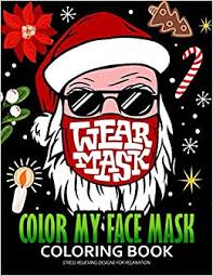 In coloringcrew.com find hundreds of coloring pages of faces and online coloring pages for free. Amazon Com Color My Face Mask Coloring Book Relaxation Coloring Pages For Adutls Animal And Christmas Theme 9798572048902 Pink Ribbon Publishing Books