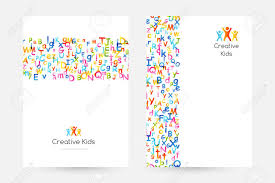 Sure strip snow/green bean/tomato designer wallcovering by york. Kids Creative Education Concept Rainbow Alphabet Confetti Design Collection Of Vertical Posters With Border Elements Royalty Free Cliparts Vectors And Stock Illustration Image 153634329