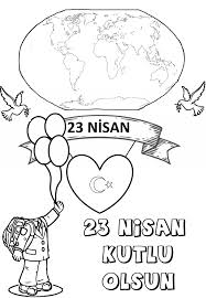 23 Nisan Ulusal Egemenlik Ve Cocuk Bayrami Okul Oncesi Nisan Boyama Sayfalari Mandala Okul