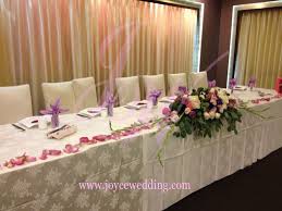 Simple Head Table Decorations With Large Floral Arrangement Large Floral Arrangements Head Table Decor Table Decorations