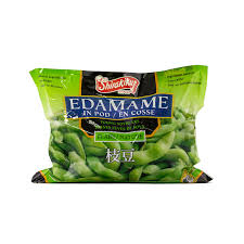 Sojabönor är runda bönor som nästan liknar en ärta till formen när de är torkade. Edamame Sojabonor Med Skal 400g