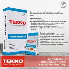 Teknoderz Ex Esnek Derz Dolgu Cimento Esasli Seramik Fayans Mermer Ve Granit Icin Flex Derz Dolgusudur Silikon Icerdigi Icin Su Iticiligi Vardir Kullanim Alanlari Ic Ve Dis Mekanlarda Buyuk Ebatli Seramik Fayans