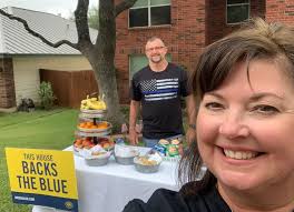 On Friday, husband and wife, Kevin and Priscilla, showed their support for  our Deputies with some snacks! A couple of our deputies were able to go out  and show their appreciation with