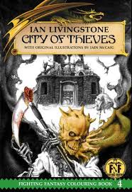 I have been wanting this for ages and this was the cheapest one i could find i am so happy i brought it as i love supernatural and how i can colour the felt a abit nerdy buying this but i love it! Official Fighting Fantasy Colouring Book 4 City Of Thieves Livingstone 9781911390077 Blackwell S