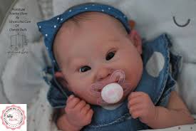STANLEY OLIVER down syndrome vinyl reborn baby doll kit. TRU BORN