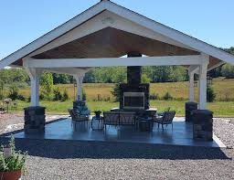 Outdoor Kitchen Roof Installation