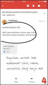 Korang Yang Nak Cari Kerja Perlu Elakkan Mengirim Email Begini Comfirm Reject