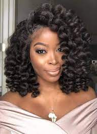New Crochet Hair Styles Curls African Americans 51 Ideas Short Crochet Hairstyles Natural Hair Styles Long Hair Styles