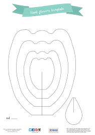 Paper flower template in word. Pin On Moldes De Flores Gigantes De Cartulina