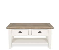 Colleen Small Rectangular Coffee Table Stocked In A Hand Painted Two Tone Stucco White And Coffee Table Rectangular Coffee Table Small Coffee Table