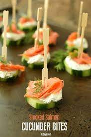 Smoked Salmon Cucumber Bites Recipe Cucumber Bites No Cook Appetizers Baked Appetizers
