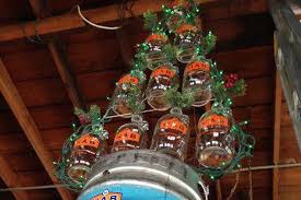 A beer caddy with bottle opener. Beer Themed Christmas Tree Replaces Flood Damaged Decorations At Wab Eater Detroit