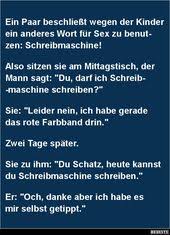 Nichts anderes / nichts anderes. Ein Paar Beschliesst Wegen Der Kinder Ein Anderes Wort Lustig Humor Lustig Witze