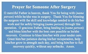 Is well wishes correct grammar? Surgery Prayer
