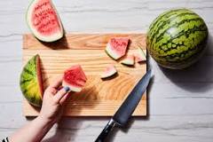 Can you cut a watermelon with a chef