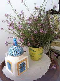 Mosque Lamp From Tunisia Wonderful Lavender Picked From The Beach Kuwait Planter Pots Decor Lamp