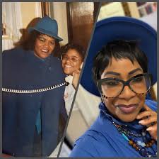 I found this photo of my Mother with my cousin, Adrienne. My Mom was of the  school of coordinating head to toe…. Shoes must match the purse, hat must  match as well… She taught me to do the same ...