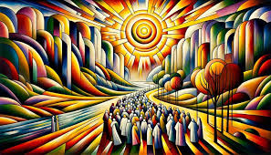 The Sun S Dance in Abstract Design: Miracle at Fatima, 1917 Stock ...