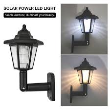 The solar candle used in the design has a realistic flickering light that mimics the appearance of a real candle. Buy Led Solar Light Outdoor Solar Lamp Waterproof Hexagonal Wall Light Lantern Solar Powered Sunlight For Garden Decoration At Affordable Prices Free Shipping Real Reviews With Photos Joom