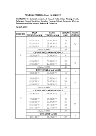 Berikut merupakan lampiran tambahan cuti perayaan 2016 hari raya aidilfitri, deepavali da n tahun baru cina untuk tahun 2016. Takwim Persekolahan Dan Cuti Sekolah 2019 Pendidik2u