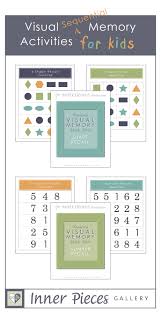 While we don't use worksheets in the uncommon knowledge approach, i'm always looking for ways to help our practitioners out. Visual Sequential Memory Activities For Kids Inner Pieces Gallery