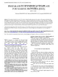 When a document is more Marine Frontier Ieee Journal Template Citation Magnetic Field