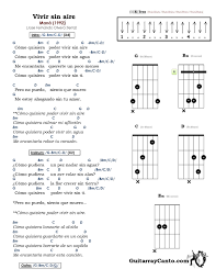 Acordes Vivir Sin Aire Mana Incluye Ritmo Guitarra Aprenda a tocar essa musica usando as cifras, tablaturas e versao simplificada com o cifras. acordes vivir sin aire mana incluye