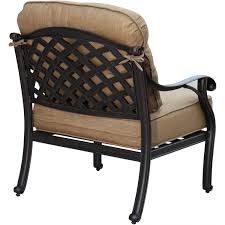 With durable fabric and an aluminum frame, it's perfect for family fun. Patio Furniture Cast Aluminum Deep Seating Rocker Swivel Club Chair Nassau
