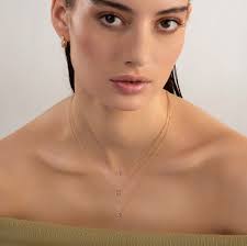 Collar con inicial de oro macizo de 14 quilates, collar con letra de  burbuja personalizado, collar con inicial de letra de oro, joyería  personalizada, regalo personalizado