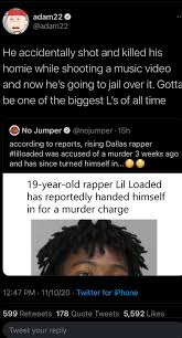 Lil loaded released from jail after being arrested for savage boosie's murder; Lil Loaded Lives Up To His Name Hiphopcirclejerk