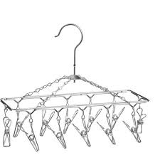 Honey Can Do Rust Proof Folding Hanging Drying Rack Chrome Walmart Com Hanging Drying Rack Drying Rack Hanger Rack