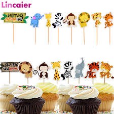 It's happened to the best of us! Lincaier Safari Jungle Party Cake Cupcake Toppers Animal Birthday Decorations Kids Baby Boy Girl Supplies 5 6 7 8 9 10 Buy At The Price Of 1 07 In Aliexpress Com Imall Com