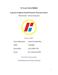 Contoh rumusan masalah laporan karya wisata. Doc Contoh Laporan Kegiatan Studi Wisata Ke Museum Louvre Astrid Priscilla Dion Academia Edu