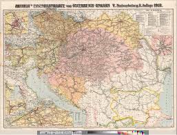 Damit einher ging der verlust. File 1918 Map Artaria S Eisenbahnkarte Von Osterreich Ungarn Und Den Balkanlandern Jpg Wikimedia Commons