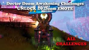 Fortnite Doctor Doom Awakening Challenges Unlock Dr Doom Emote Doctor doom is no exception, with players being rewarded with his sweet emote for clearing a specific set of quests related to the villain. fortnite doctor doom awakening