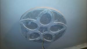 #3 false ceiling design with multilevel structure and creative lighting. Pop Flower Design For Room