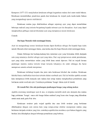 Tersebut diketahui berasal dari pulau eno. Ketaksaan Makna