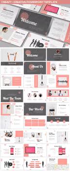 Creavy Creative Powerpoint Template By Slidefactory On Envato Elements Powerpoint Design Templates Creative Powerpoint Presentations Powerpoint Presentation Design