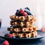 healthy waffles from www.chelseasmessyapron.com