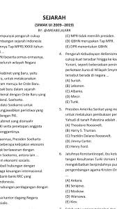 Download kumpulan soal kunci jawaban simak ui lengkap dan rinci. Yasmin H On Twitter Kumpulan Soal Pilihan Simak Ui Soshum Ini Penyederhanaan Paket Simak Ui 2009 2019 Yang Sering Banget Muncul Dan Berulang Biar Lebih Simple Belajarnya Gausah Kerjain Semua Kode Sabar Yaa