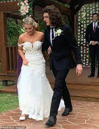 American Idol S Gabby Barrett 19 And Cade Foehner 23 Tie The Knot Martina Liana Wedding Dress Celebrity Weddings Wedding Dresses